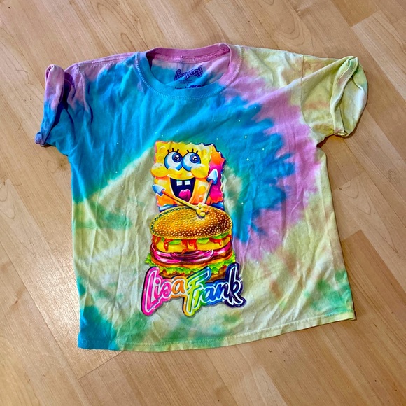Lisa frank spongebob tie dye tee. - Picture 1 of 1
